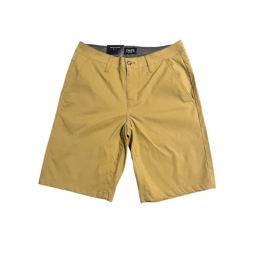Chaps Chino Shorts Men's Size 30 Brown Stretch
